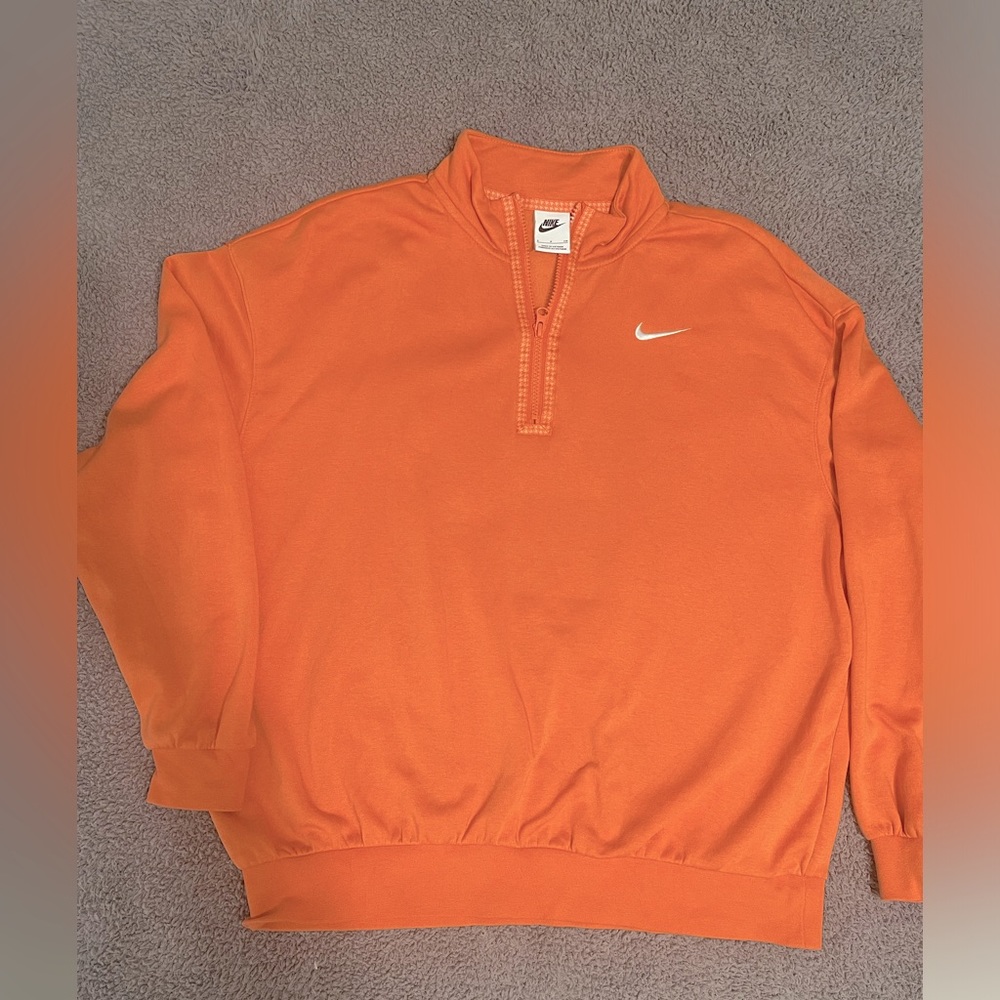 Nike coral pink pullover